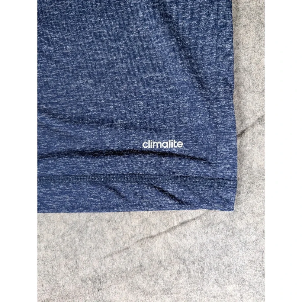 Adidas Sporting Kansas City MLS Climalite Ultimate Tee Hoodie‎ Navy Blue Mens S